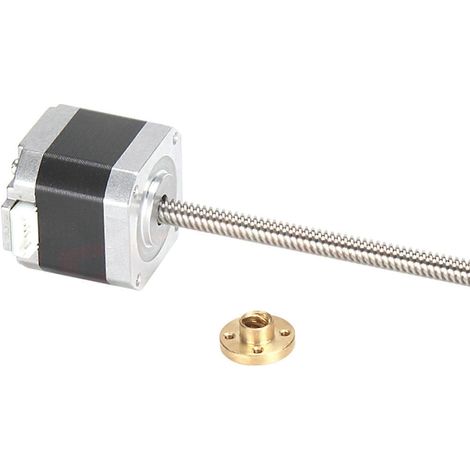 Nema17 Zweiphasen-4-Draht-Schrittmotor für CNC-Z-Achse, 3D-Drucker-A mit integriertem Kabel.