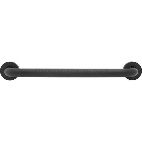 Poignée de sécurité pour bain antidérapante, support mural salle de bain douche, barre d'appui fixe noir intérieur (1/5)