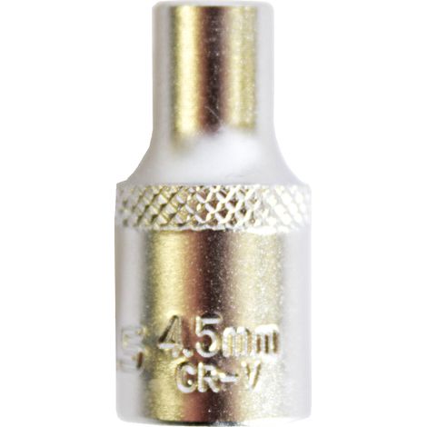 GOTOOLS Steckschlüsseleinsatz 1/4" 6-kant Schlüsselweite 4,5 mm Länge 25 mm
