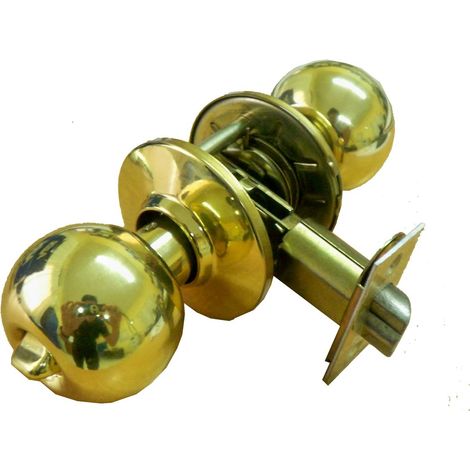 BOUTONS À BOULE AZBE FINSTOCK 3201C60 AVEC CLÉ ET SERRURE LAITON LAITON