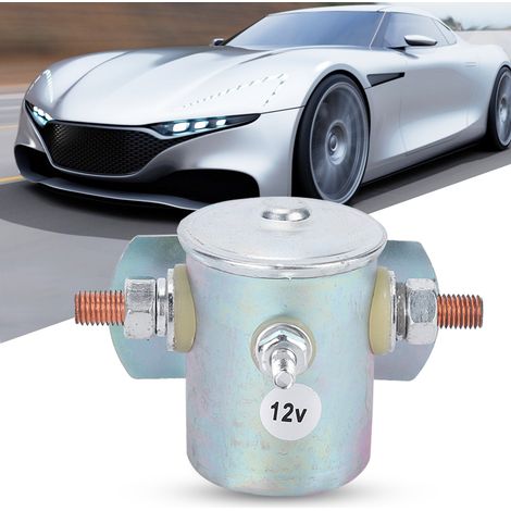 Relais de démarreur automobile, relais électromagnétique de démarreur automobile 12 V/24 V CC (1/5)