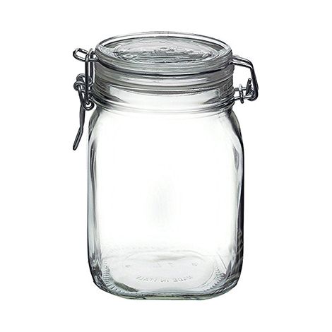 Pot en verre hermA tique 6pcs 500ml pour pot de stockage de nourriture