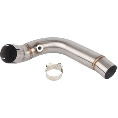 Tuyau Intermédiaire D'échappement, Akozon Pièces de Moto Tube de Liaison Intermédiaire Silencieux Tuyau Intermédiaire Tube de Liaison Intermédiaire de Moto Collecteurs de Sports Motorisés Tuyaux Inter (1/5)