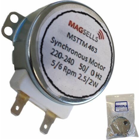 MOTEUR PLATEAU TOURNANT SM222E POUR MICRO ONDES - 481067848981 (1/5)
