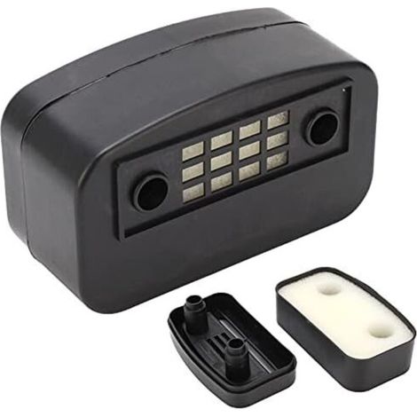 65mm Square Plastic Shell Air Compressor Silent Noise Silencer Intake Pump Inlet Filter for Piston Compressor (1/5)
