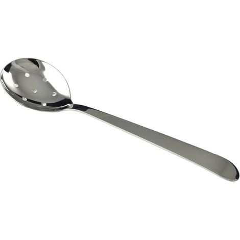 Svanera cucchiaione forato cm 28,5x7, in acciaio inox 18/12