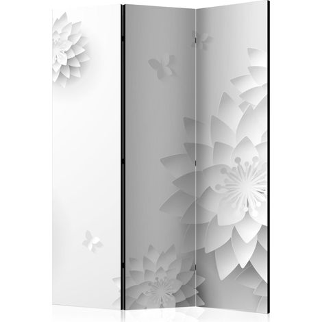 Paravento - Oriental Flowers [Room Dividers] - 135x172 (1/4)