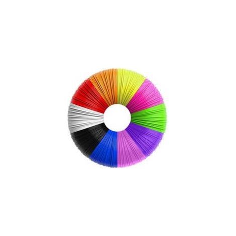 Fil Stylo 3D, Recharges de Filament Pla 1.75 pour Stylo 3D, 10 couleurs, 5M Chacun, 3D Pen Filament pour Enfants et Adulte, Compatibles avec le Stylo D'impression 3D Professionnel (1/4)