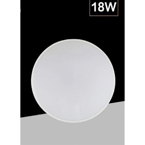 TrAdE Shop Traesio - Applique Da Muro Parete Led Rotondo 18w Ip44 Tre Temperature Di Luce Es-pn300-3c - (1/5)