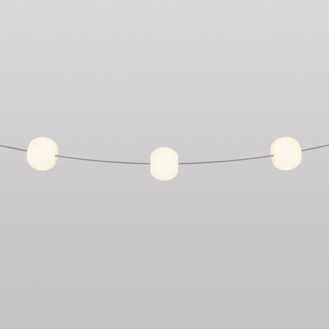 Creative Cables - Catena luminosa 3 punti luce da esterno IP67 Grigio - Marina3 Cherry (1/4)