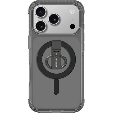 iPhone 17 Pro Titan Pro Grip Ring Set MagSafe Case - Nero (1/5)