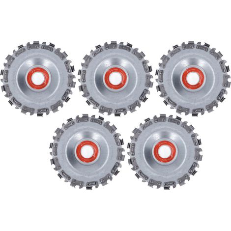 5-teiliges Trennscheiben-Set für Winkelschleifer, Multifunktions-Kreistrennscheibe für Holzgravuren, Metallschleifzubehör, 115-mm-Universaltrennscheibe (1/5)