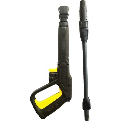 Pistolet à eau Cross-border Kai série K, haute et basse pression, avec rallonge, buse directe réglable en forme d'éventail et jet rotatif (disponible sur Aliexpress). (1/5)