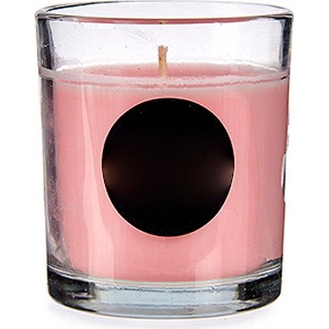 Kerze im Glas – Erdbeeren mit Sahne