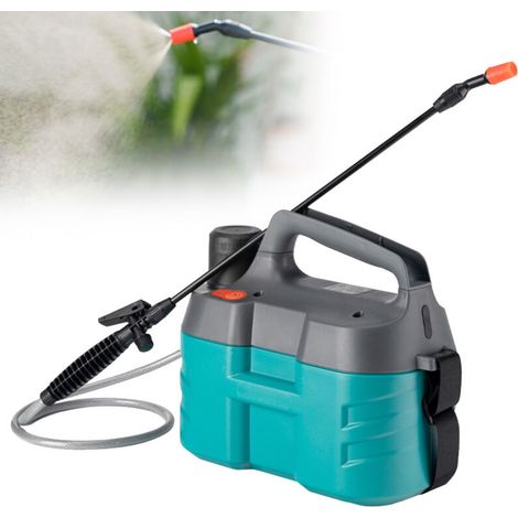 Pulvérisateur à pompe électrique, pulvérisateur de jardin alimenté par batterie, pulvérisateur électrique de 2 gallons avec buse à 2 modes, batterie rechargeable de 2600 mAh, bandoulière régla (1/5)