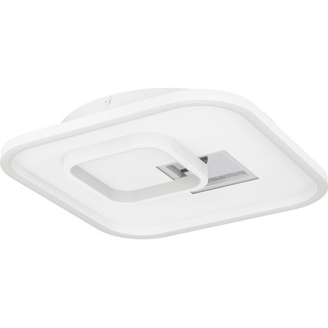 Lampe de plafond à design Tiriolo LED - Blanc - 38x38cm - 901247