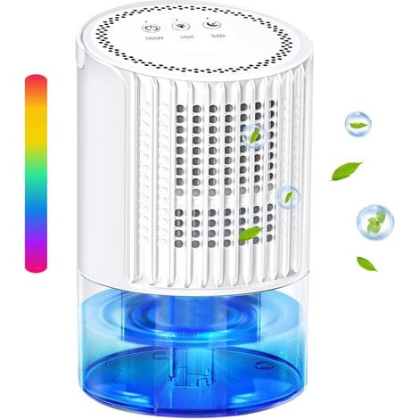 Luftentfeuchter für Zuhause – 700 ml mit automatischer Abtaufunktion, 2 Betriebsmodi, intelligente automatische Abschaltung, superleise, geeignet für Schlafzimmer, Keller, Wohnzimmer, Kleiderschrank u