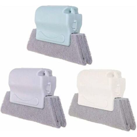 3 Pièces Brosse de Nettoyage de Rainure CréAtive Magique FenêTre Porte Piste de Nettoyage Brosse Espace Rainure Outils Coulissants Nettoyeur de Poussiè (1/5)