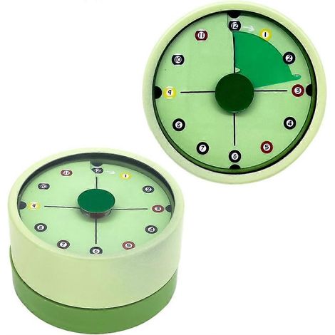 Horloge de douche étanche, mini-horloge murale miroir silencieuse et mignonne avec ventouse pour salle de bain, cuisine et maison. (1/5)