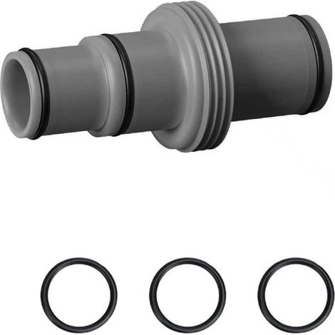 Connecteur de tuyau de piscine 2 voies 38mm/32mm de diamètre, plastique, joints toriques