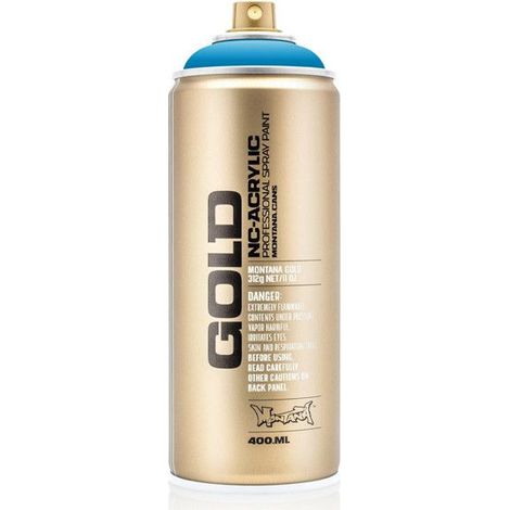 Bombe de peinture - Gold - Acrylique - Sky blue - G5050- 400ml - Montana Cans