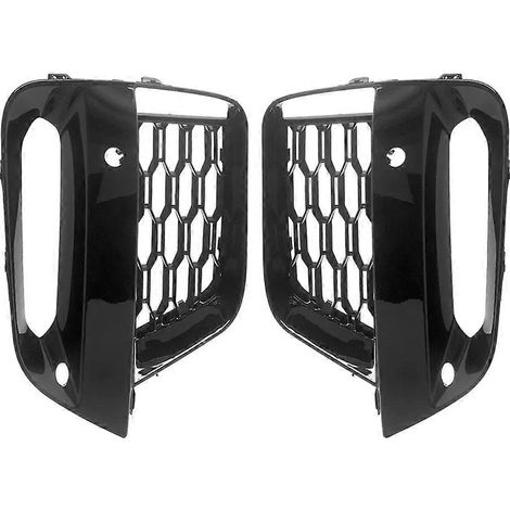 1 paire compatible avec BMW X3 G01 X4 G02 2019 - 2021 Grille de pare-chocs avant avec cache antibrouillard ouvert 51118098829 51118098830