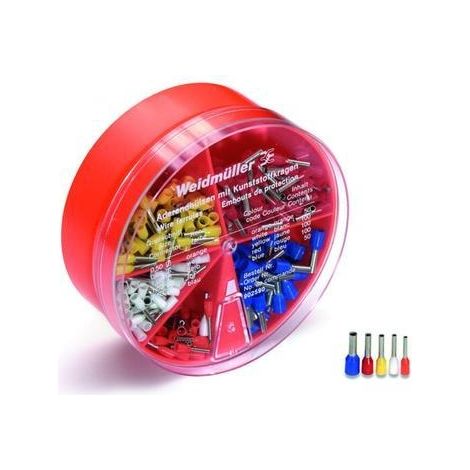 Weidmuller H-Box 0.5-2.5QMM DIN Surtido de Terminales Blanco