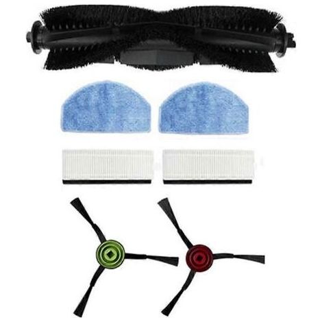 Lot de 7 accessoires pour aspirateur Laresar Mars 01 / Lubluelu SL68 : brosse principale, filtre pour serpillière (1/5)