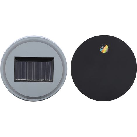 Lot de 2 porte-gobelets solaires LED RGB 7 couleurs, avec support pour bouteille de voiture et câble USB. (1/5)