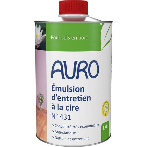 Emulsion d'entretien à la cire Auro n°431 1L anti-statique (1/3)