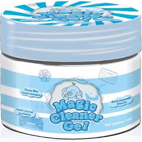 Gel nettoyant pour voiture, slime magique, boue, dépoussiérant pour grilles d'aération, clavier d'ordinateur, outil de nettoyage en gel (1/5)