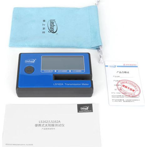 Testeur de transmission de film pour vitres LS162A, mesureur de teinte UV IR 1400nm, outil portable de contrôle de rejet solaire (1/5)