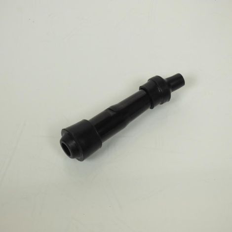 Antiparasite droit noir pour bougie sans olive RSM pour moto (1/5)