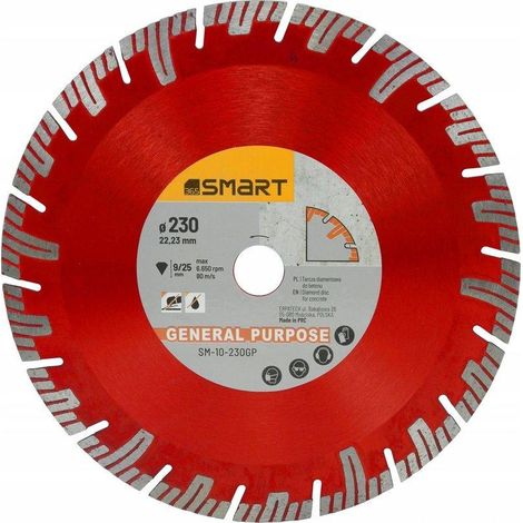 Lame de découpe smart SM 10 230 mm diamant 15 mm segment (1/2)
