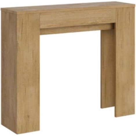 Consolle allungabile 90x25/181 cm Slick quercia natura