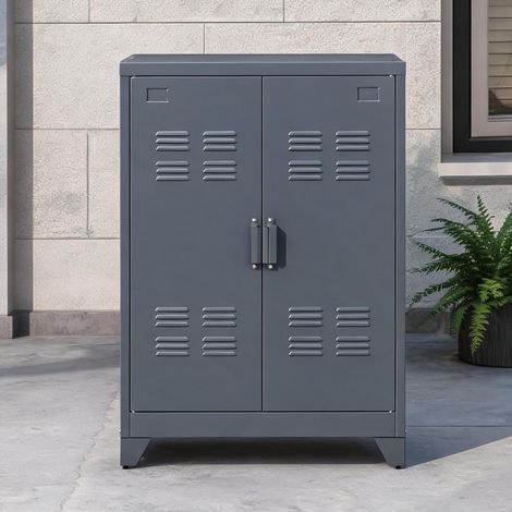 Meuble de rangement de bureau 3 niveaux 75 x 33 x 110 cm (1/5)