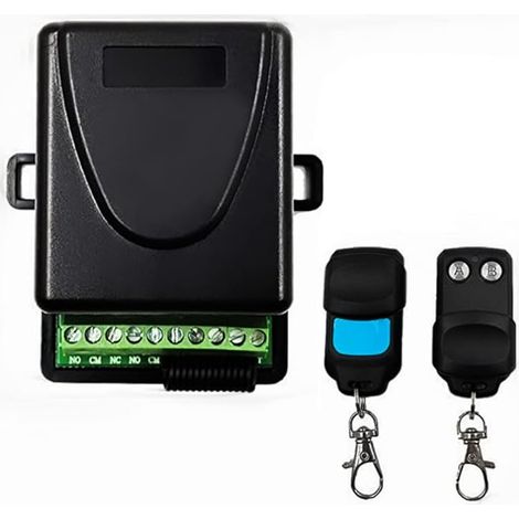 Ricevitore Universale 2 Canali 12-24V con 2 Telecomandi 433 MHz