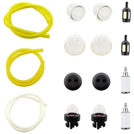 VURAHOME - 3X Durite dessence Tuyau dhuile Tuyau de Carburant Diesel Tuyau dessence Amorce de Filtre à Essence pour Tronçonneuse Debroussailleuse (2 mm x 3.5 mm), (2,5 mm x 5 mm), (3 mm x 5 mm) (1/5)