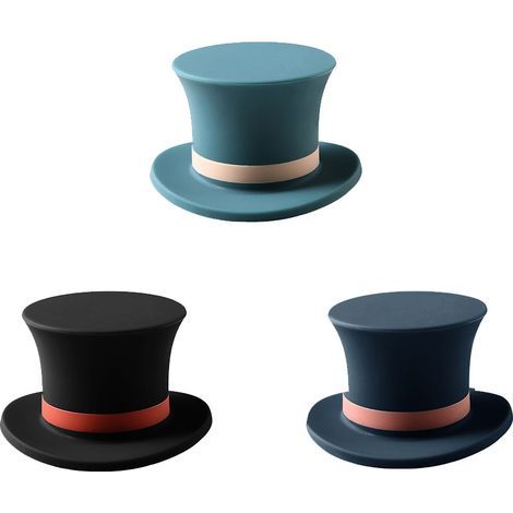 Lot de 3 bouchons de vin en silicone , réutilisables et ludiques, pour bouteilles et champagnes. (1/5)