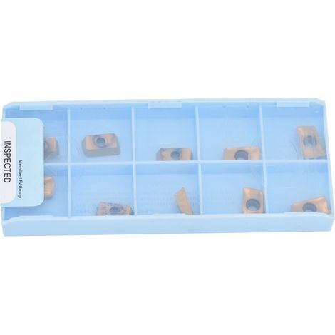 10 PCS Milling Insert Carbide Milling Insert Cutter with PVD Coating for Metal Cutting and ProcessingAPMT1135PDER
