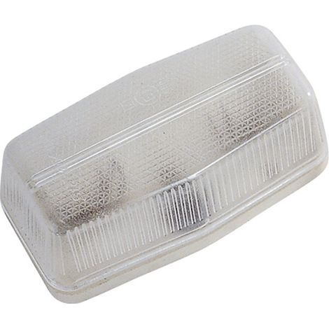 Feu de position 12V – Montage à poser – Dimensions 85 x 45 x 33 mm – Entraxe de fixation 60 mm – Livré sans ampoule – CEA (1/2)