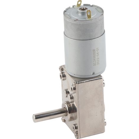 24-V-Gleichstrom-Schneckengetriebemotor, hohes Drehmoment, niedrige Drehzahl (200 U/min), Miniatur-Bidirektionalgetriebe XD40WB-555YSF (1/5)