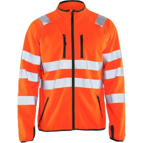 Veste de travail softshell haute visibilité 4906 - Orange fluo XS (1/5)