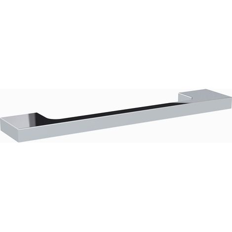 Nuie Chrome 150mm Slimline D Shaped Furniture Handle with 128mm Hole Centres - H182 (1/2)