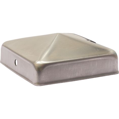 Pfostenkappe Edelstahl 7 x 7 cm - pro Stück