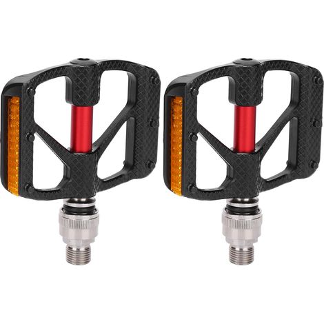 1 Paire de Pédales Auto-Bloquantes pour Vélo de Montagne et Route, Accessoires Cyclisme (1/5)