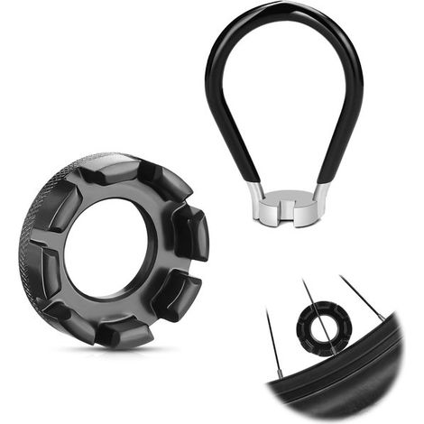 Dailygoods - Set di dadi per raggi - 2 pezzi - Attrezzi per bicicletta - Attrezzi per raggi - Struttura in acciaio - Robusti e durevoli (1/5)