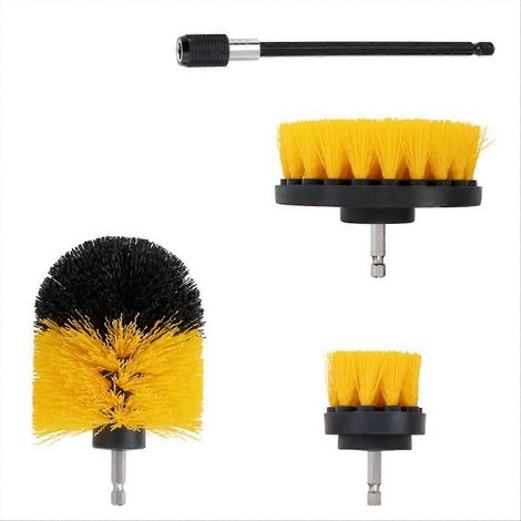 Set mit 3 Bürsten, Zubehör für elektrische Bodenreinigungsmaschinen, Schuhreinigungsbürsten und Badreinigungsbürsten (1/5)