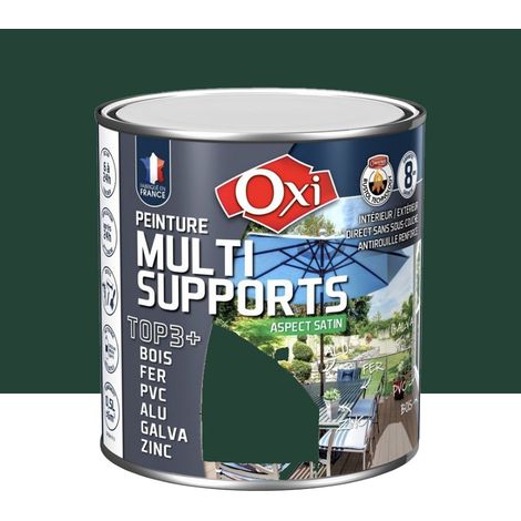 Peinture Multi-Supports Top3+ OXI Vert mousse Satin 0,5 L (1/4)
