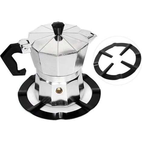 Réducteur D'anneau de Gaz, Grilles de Brûleur de Cuisinière à Gaz en Acier Inoxydable Support de Casserole Moka Support Brûleur Wok Adaptateur D'anneau pour Machine à Expresso,